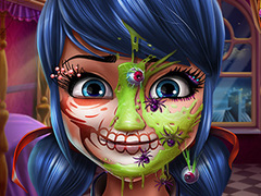 Spel Gevlekte Meisje Halloween Makeup online