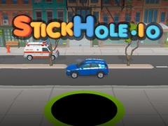 Spel Stickhole.io online