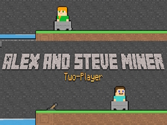 Spel Alex en Steve: Mijnwerker voor Twee Spelers online