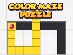 Spel Gekleurd Doolhof Puzzel online