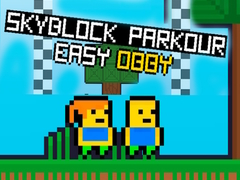 Spel Skyblock Parkour Makkelijk Obby online