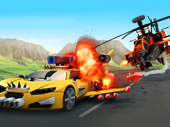 Spel Chaos Weg Gevechtsauto Race online