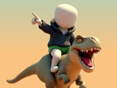 Spel Stickman. Dinosaurus Arena online