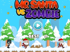 Spel Mister Kerstman tegen Zombie online