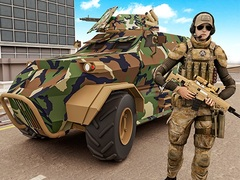 Spel US Army Auto Games Vrachtwagen Rijden online