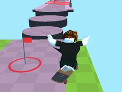 Spel Obby: Skateboard Race online