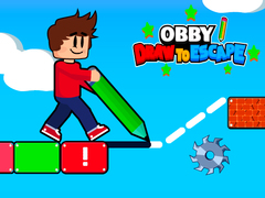 Spel Obby Teken om te Ontsnappen online