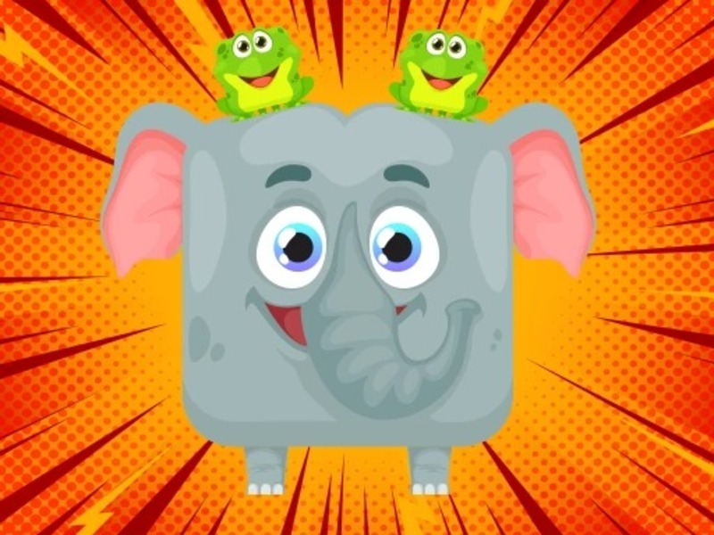 Spel Jelly-Belly. Maak de olifant online