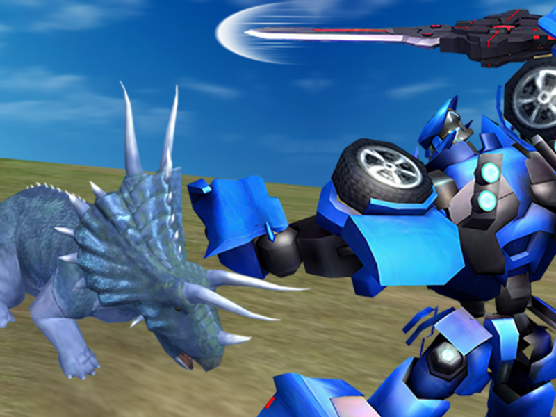 Spel Jurassic Dinosaur Mech Battle online