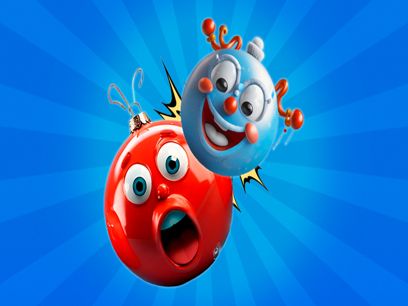 Spel Ballen Nieuwjaars speelgoed samenvoegen in 3D! online