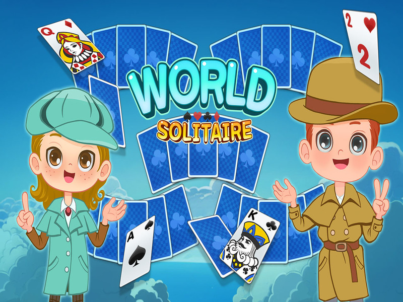 Spel World Solitaire Tripeaks online