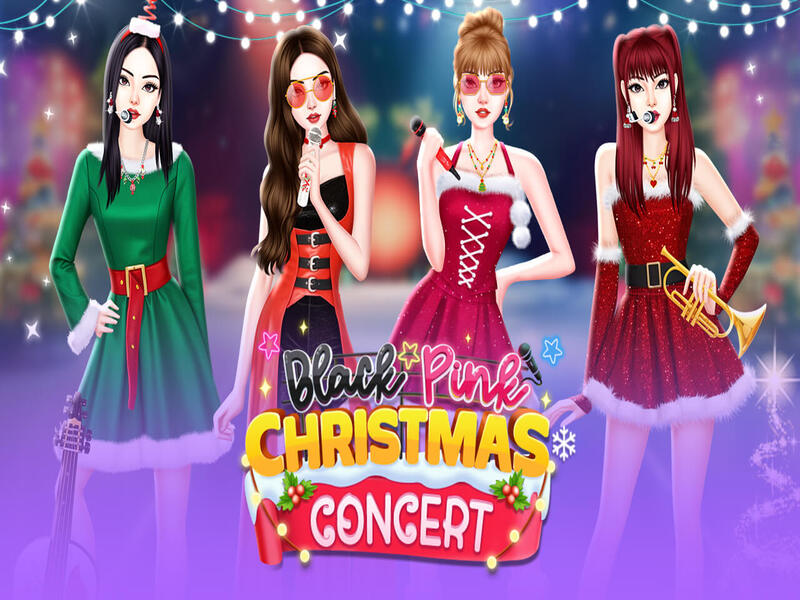 Spel Zwart roze kerstconcert online