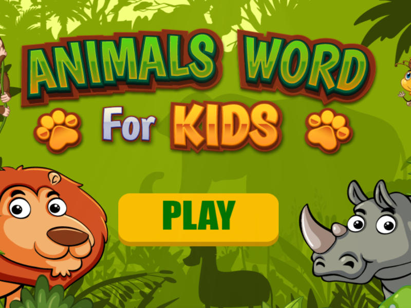 Spel Woorddieren voor kinderen online