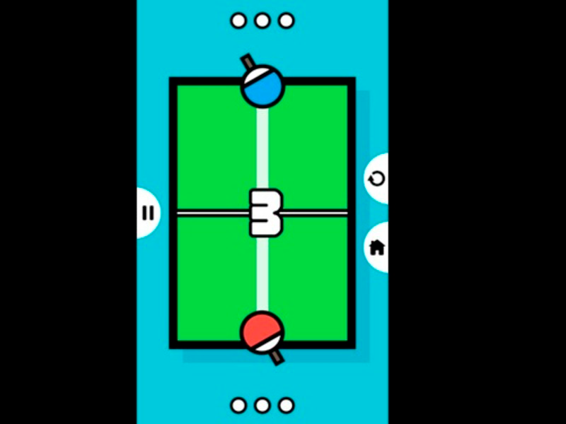 Spel Ping Pong Tennis Tabel 2D online