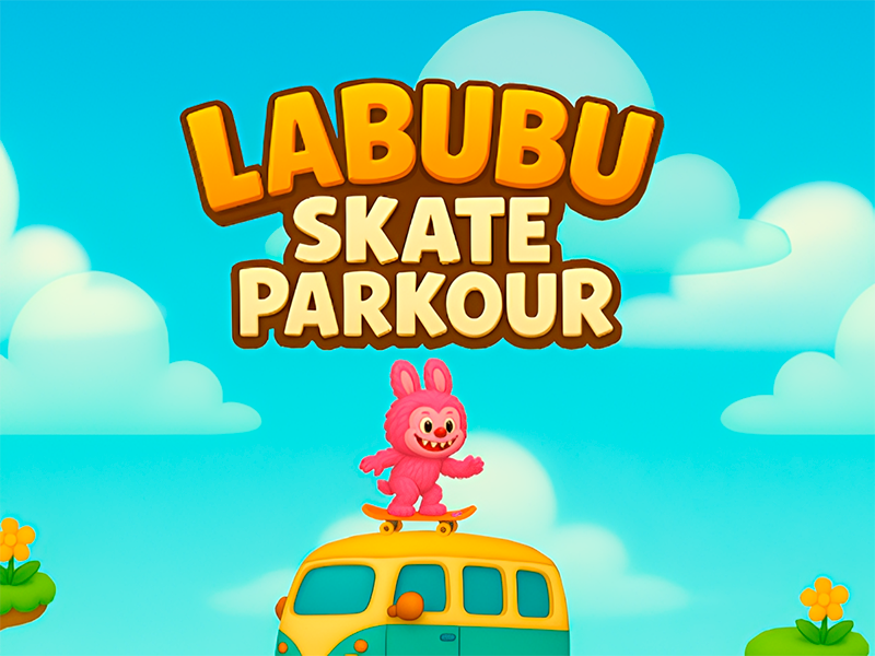 Spel Labubu Skate Parkour online