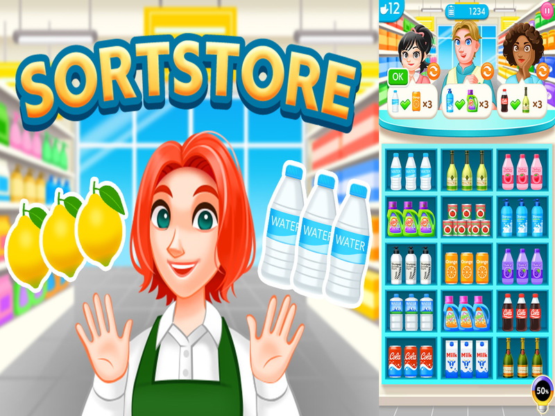 Spel Sorteerstore online