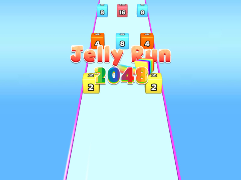 Spel Jelly Run 2048 online