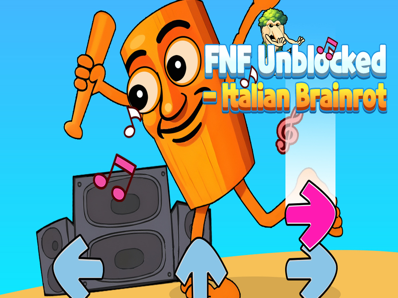 Spel FNF heeft het Italiaanse brainrot gedeblokkeerd online
