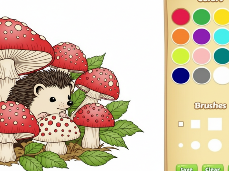 Spel Cartoon Animal Colour Book for Kids online