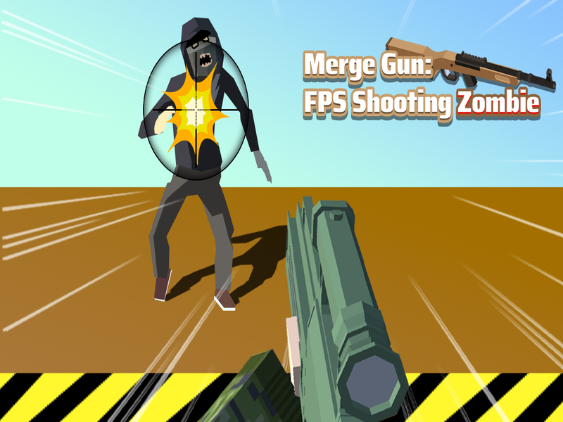 Spel Merge Gun FPS schieten zombie online