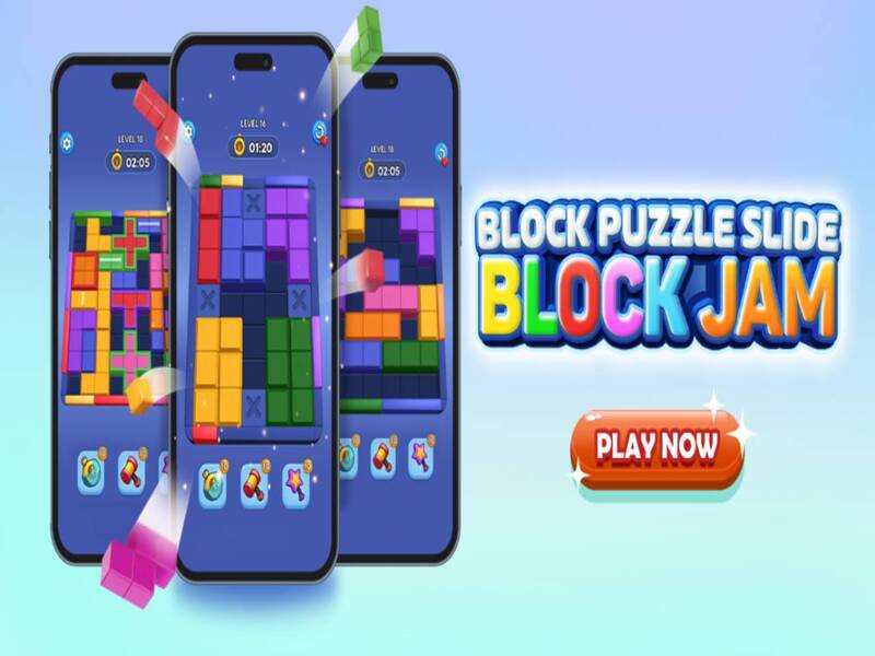 Spel Blokpuzzel: schuifblokjam online