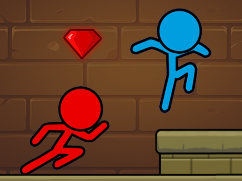 Spel Forest Fireboy en Watergirl doorblokken online