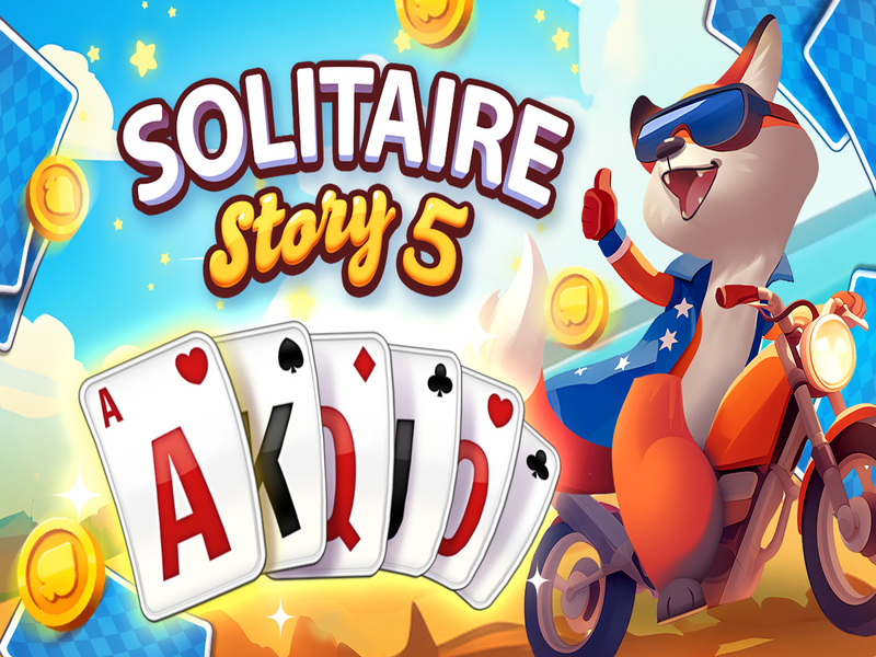 Spel Solitaire Story Tripeaks 5 online