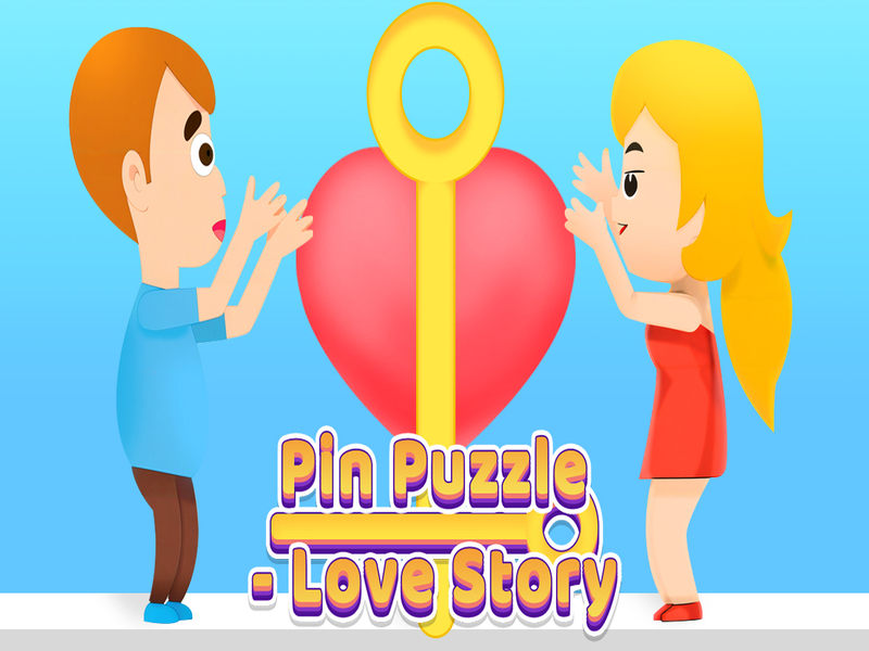 Spel Pin Puzzle Love Story online