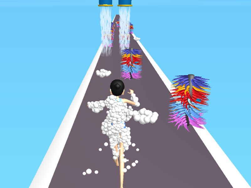 Spel Rennen in schuim online