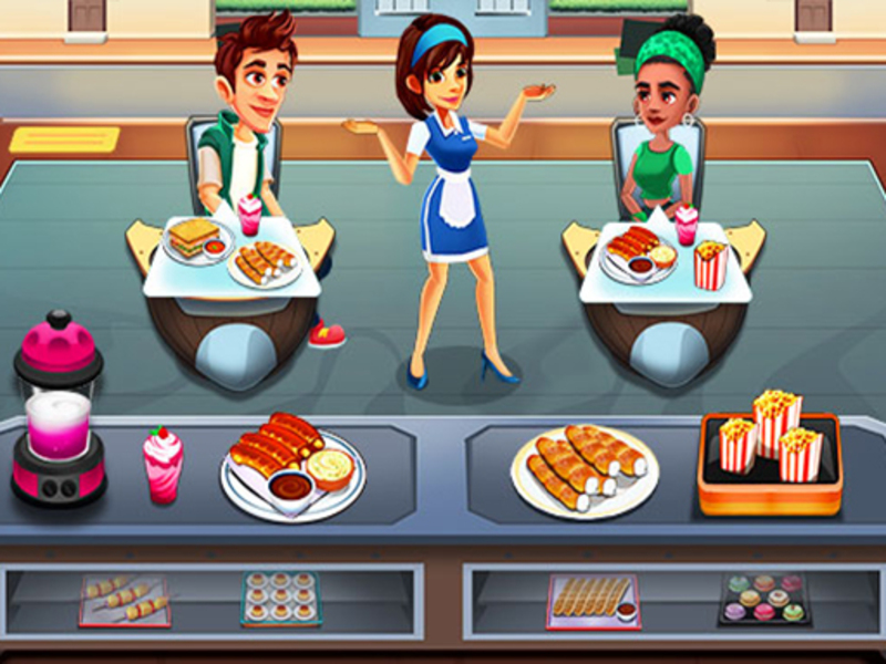 Spel Kookcafé voor voedselchef online
