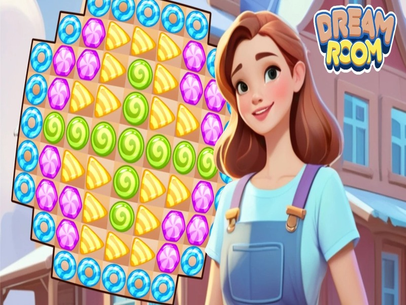 Spel Match-3: Dream Room online