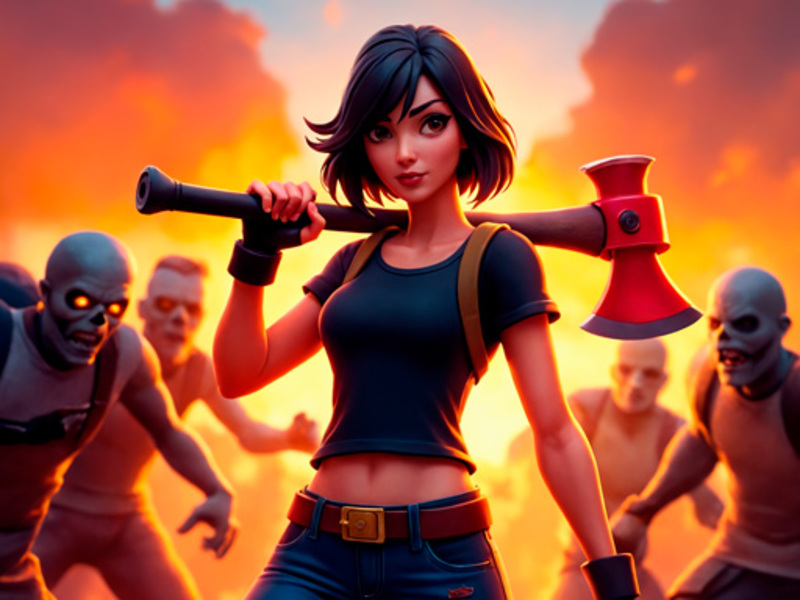 Spel Loop Survivors Zombie City online