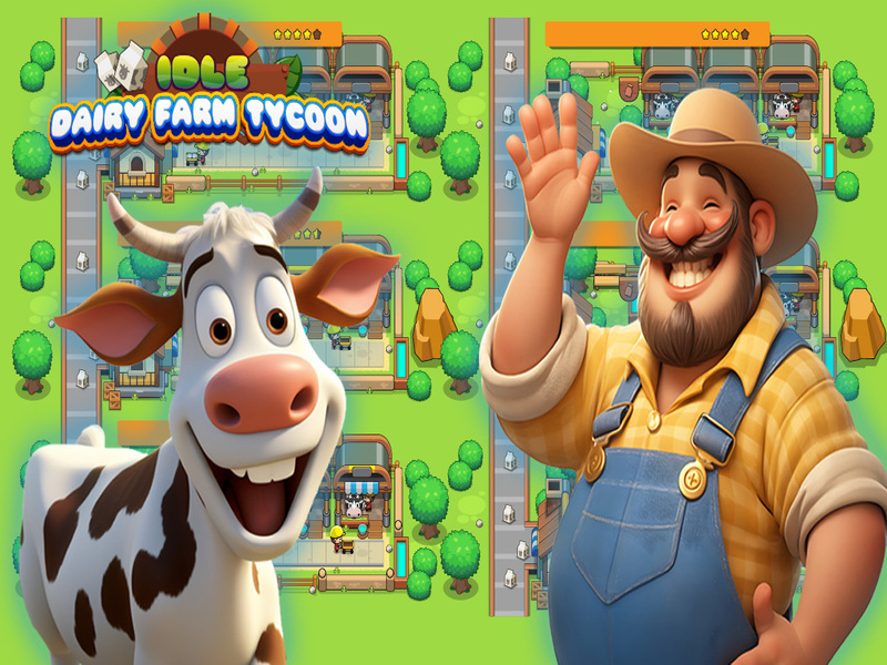 Spel Idle Dairy Farm Tycoon online