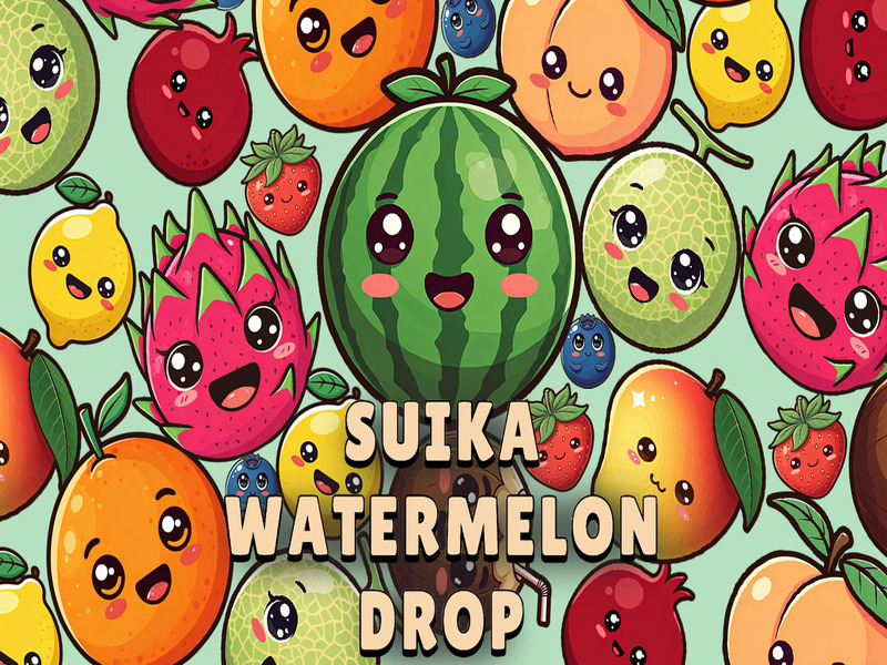 Spel SUIKA watermeloen druppel online