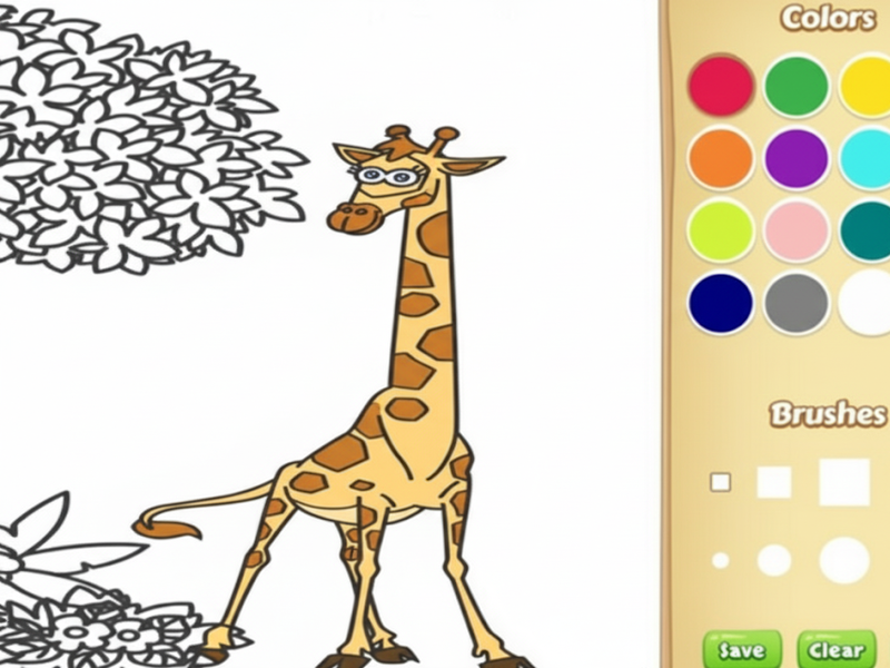 Spel Jungle Dieren kleurboek voor kinderen online