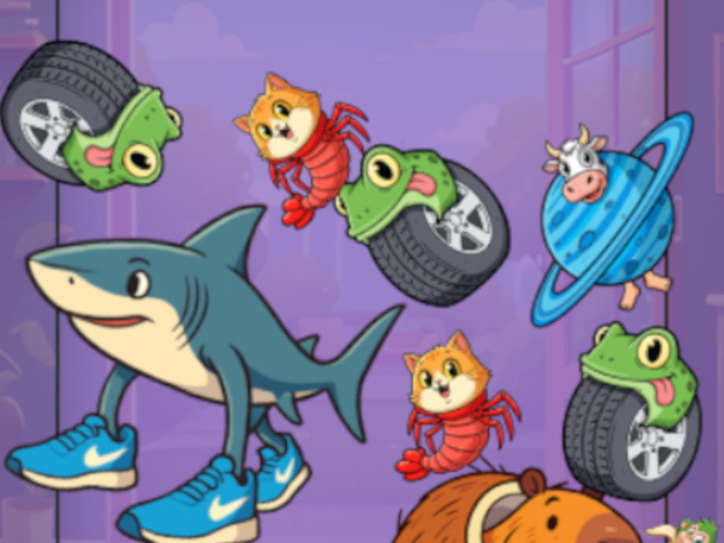 Spel Brainrot Merge druppel puzzels online