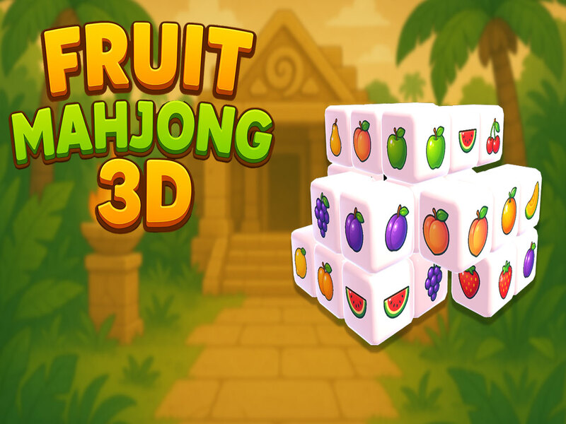 Spel Fruit Mahjong 3D online