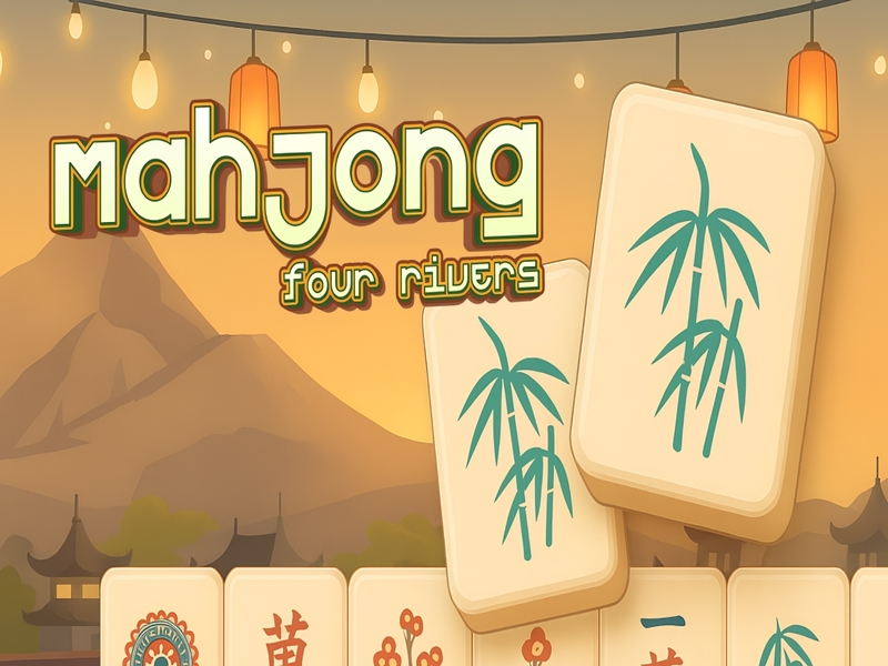 Spel Mahjong Four Rivers online