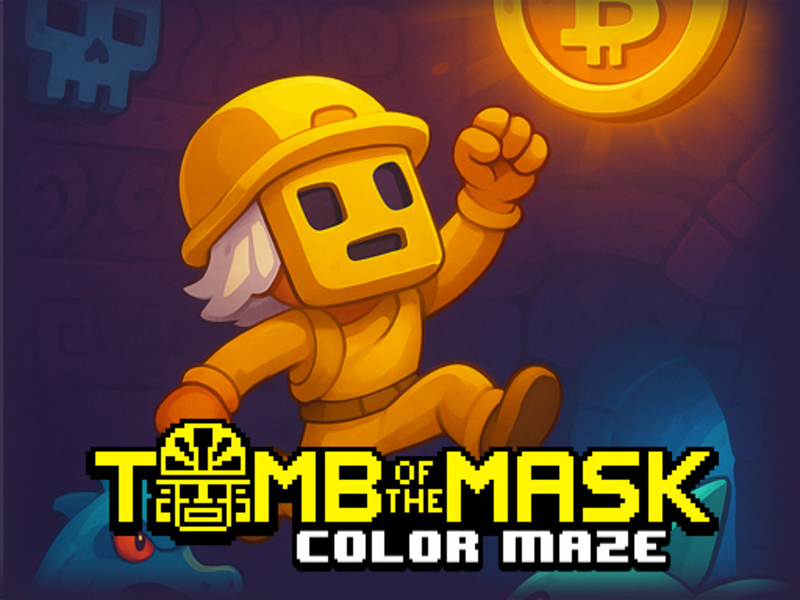 Spel Tomb of the Mask Color Maze online