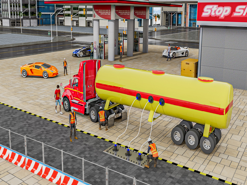 Spel Olietanker transportwagen online