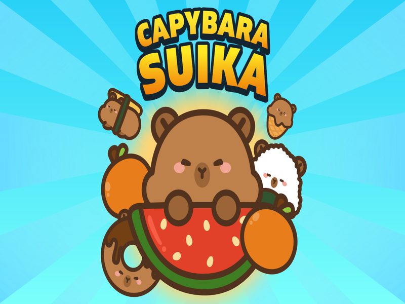 Spel Capybara Suika online