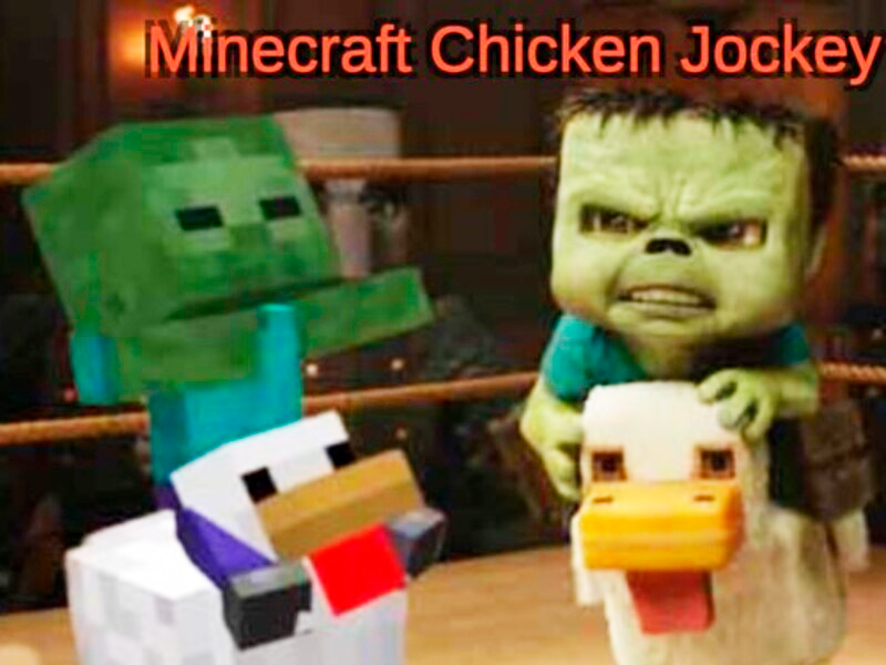 Spel Minecraft Chicken Jockey online