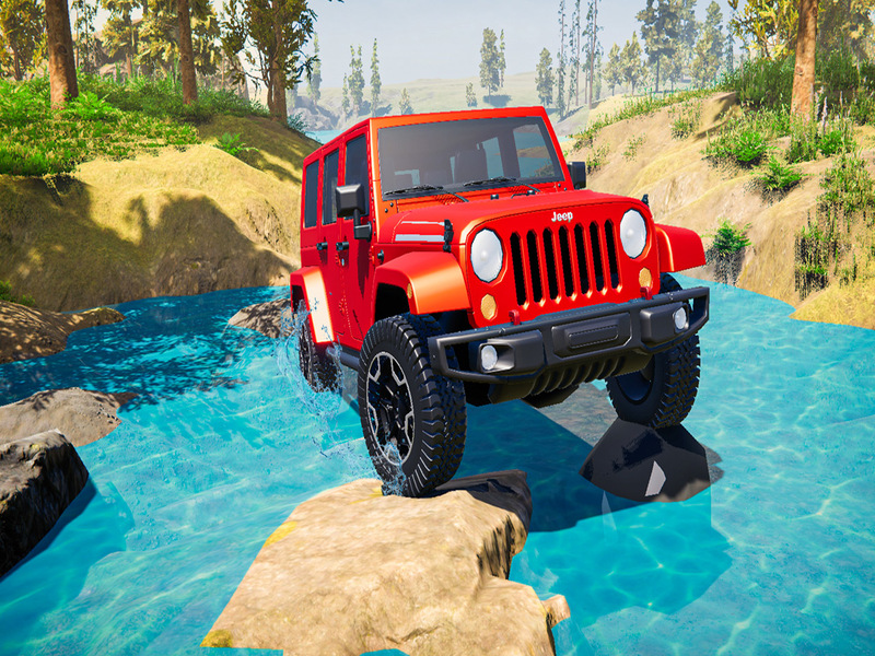Spel Offroad Jeep Game Simulator online
