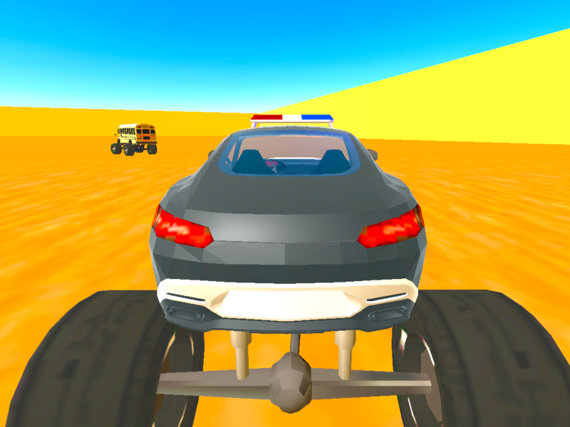 Spel Politie versus Bandits Monster Truck online