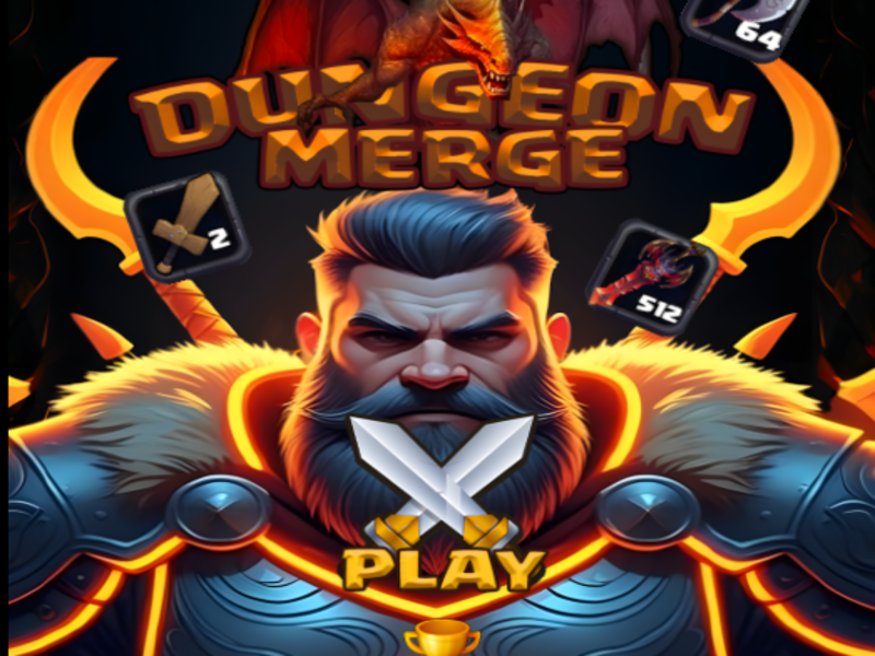 Spel Dungeon Merge online