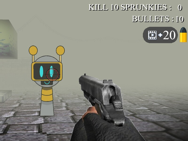 Spel Sprunki 3D -schutter online