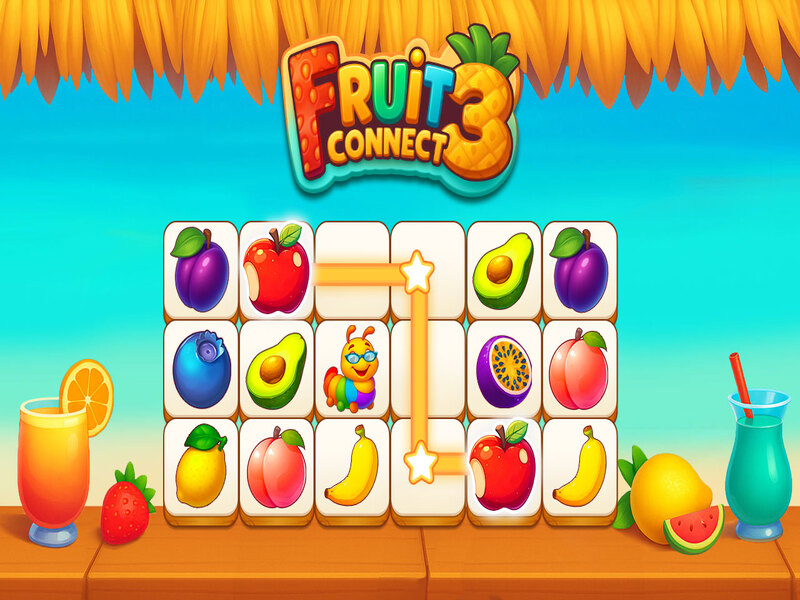 Spel Fruit verbindt 3 online