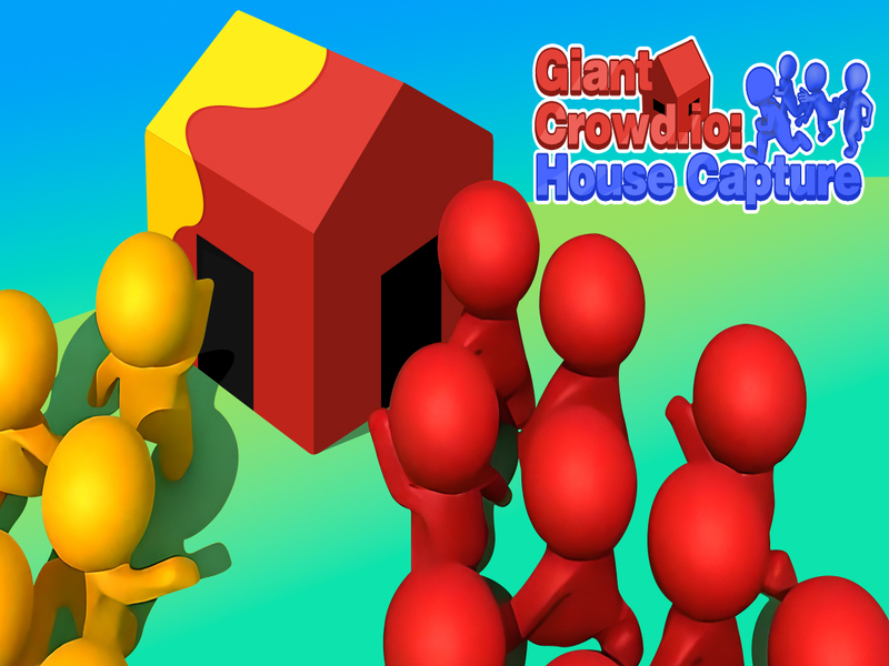 Spel Giant Crowd Io House Capture online