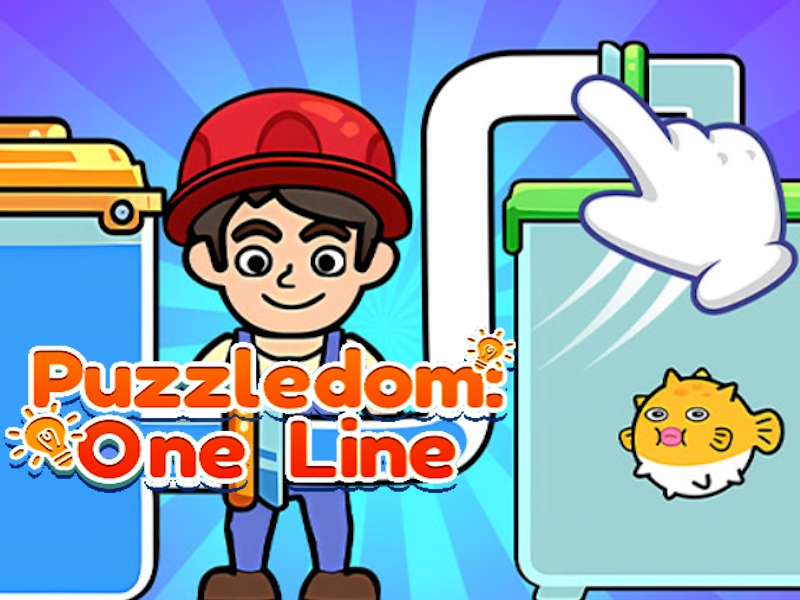 Spel Puzzledom één lijn online