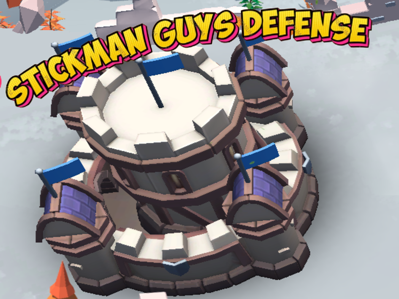 Spel Stickman Guys Defense online